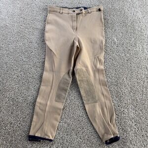 Miller's Pants Mens 30x28 Beige Equestrian Riding Khakis Slim Tapered USA